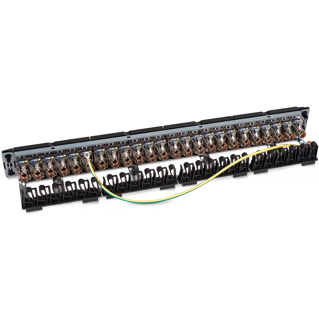 Патч-панель Cabeus PL-24-KJ-RJ45-Cat.6-SH-180T - фото 2