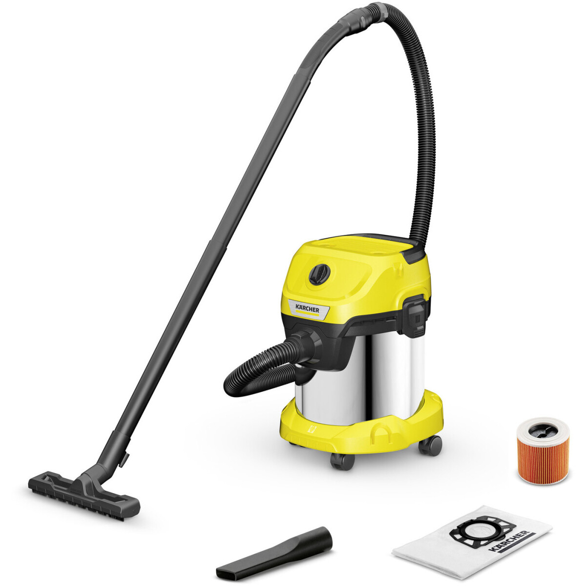 Профессиональный пылесос Karcher WD 3 S V-15/4/20