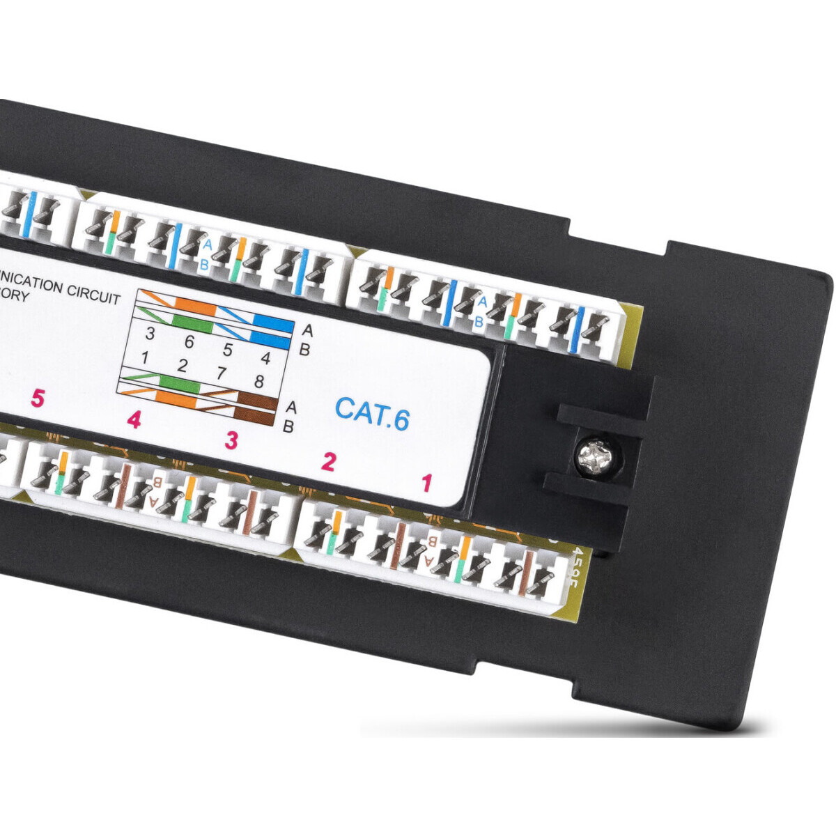 Патч-панель Cabeus PL-12-Cat.6-WL-Dual IDC - фото 4