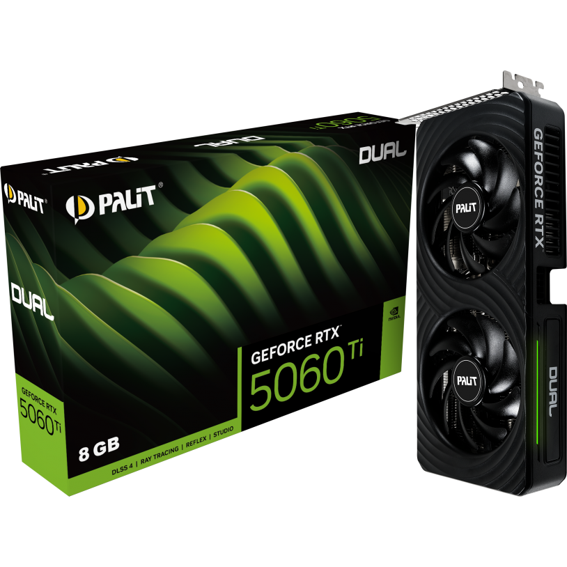 Видеокарта NVIDIA GeForce RTX 5060 Ti Palit Dual 8Gb (NE7506T019P1-GB2062D) - фото 11