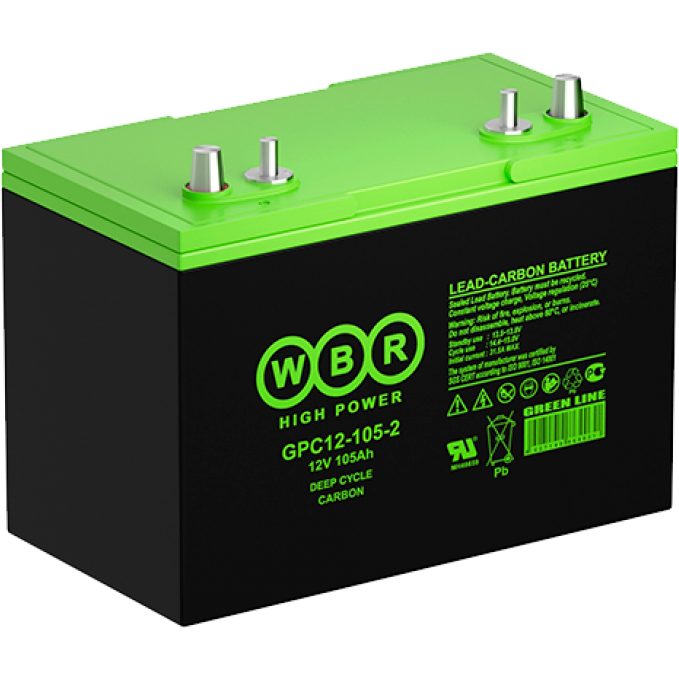 Аккумуляторная батарея WBR GPC12-105-2