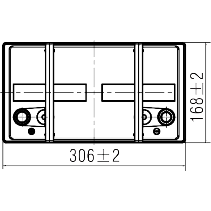 Аккумуляторная батарея WBR GPC12-105-2 - фото 2