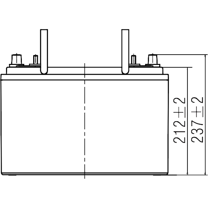 Аккумуляторная батарея WBR GPC12-115-2 - фото 3