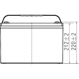 Аккумуляторная батарея WBR MBC12-115 (MBC12-115 WBR)