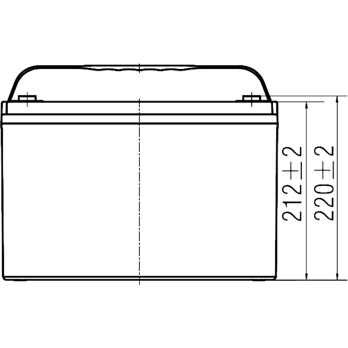 Аккумуляторная батарея WBR MBC12-115 - MBC12-115 WBR - фото 4