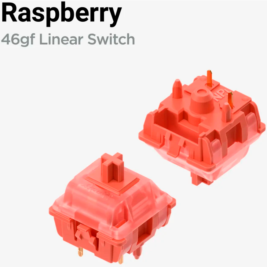 Комплект свитчей NuPhy Gateron High Profile Raspberry - GTRN-HP-90-Raspberry - фото 2