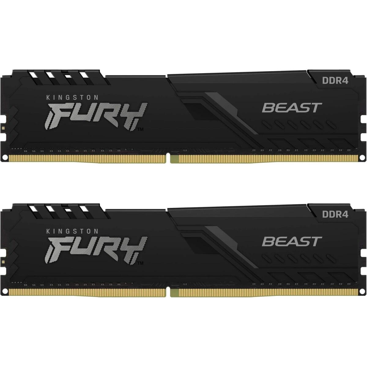 Оперативная память 32Gb DDR4 3200MHz Kingston Fury Beast (KF432C16BB1K2/32) (2x16Gb KIT) - фото 2