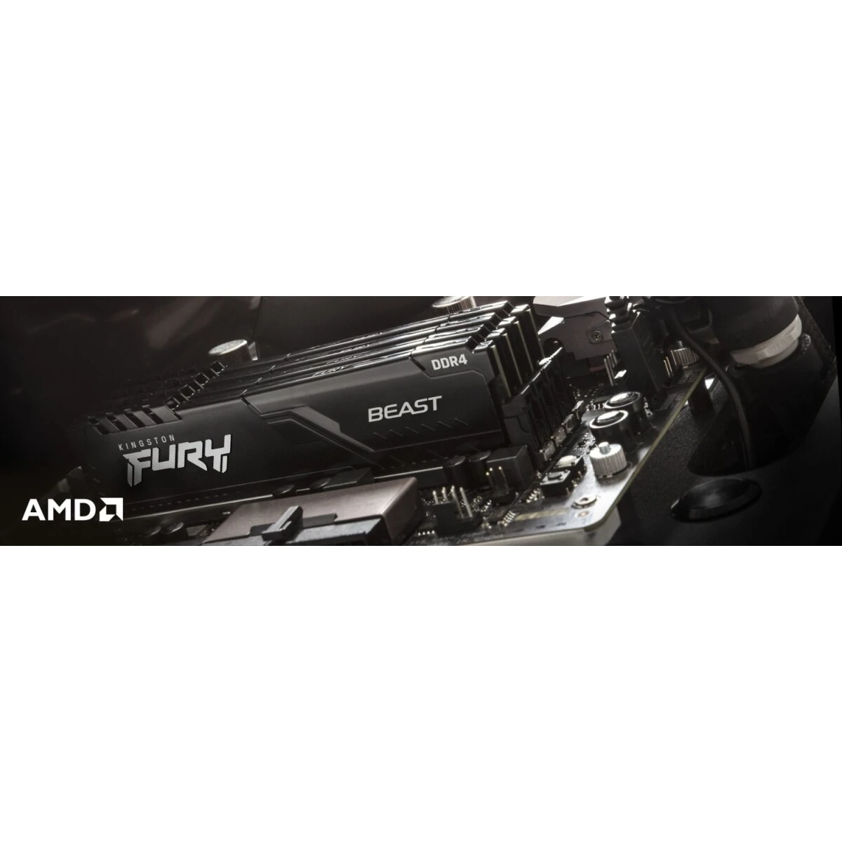 Оперативная память 32Gb DDR4 3200MHz Kingston Fury Beast (KF432C16BB1K2/32) (2x16Gb KIT) - фото 5