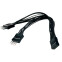 Разветвитель USB 2.0 (9pin F) - 2x USB 2.0 (9pin M), 0.15м, Espada Ei9to215 - фото 4