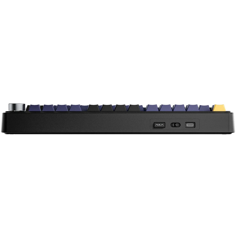 Клавиатура AULA F75 Black/Dark Blue/Orange (Light Green Switches) - фото 2