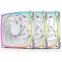 ..... Вентилятор Geometric Future Squama 2503RW-14 Reverse White (3 шт.) (1136) Б/У трещина на кожухе - 1F2503R314100