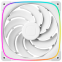 ..... Вентилятор Geometric Future Squama 2503RW-14 Reverse White (3 шт.) (1136) Б/У трещина на кожухе - 1F2503R314100 - фото 2
