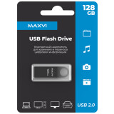 USB Flash накопитель 128Gb MAXVI MK Dark Grey (FD128GBUSB20C10MK)