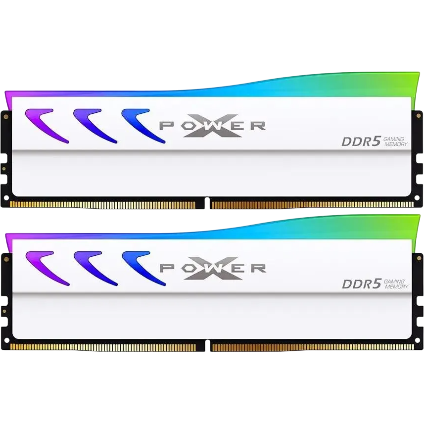 Оперативная память 32Gb DDR5 6400MHz Silicon Power XPower Storm RGB (SP032GXLWU64AFDL) (2x16Gb KIT)