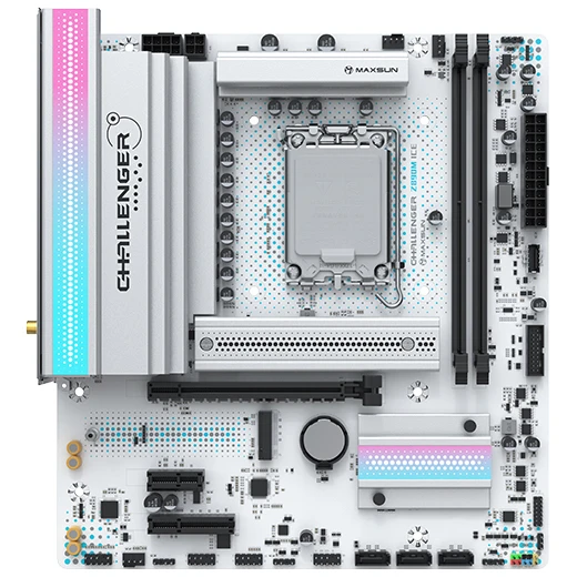 Материнская плата Maxsun Challenger Z890M WIFI ICE - MS-Challenger Z890M WIFI ICE