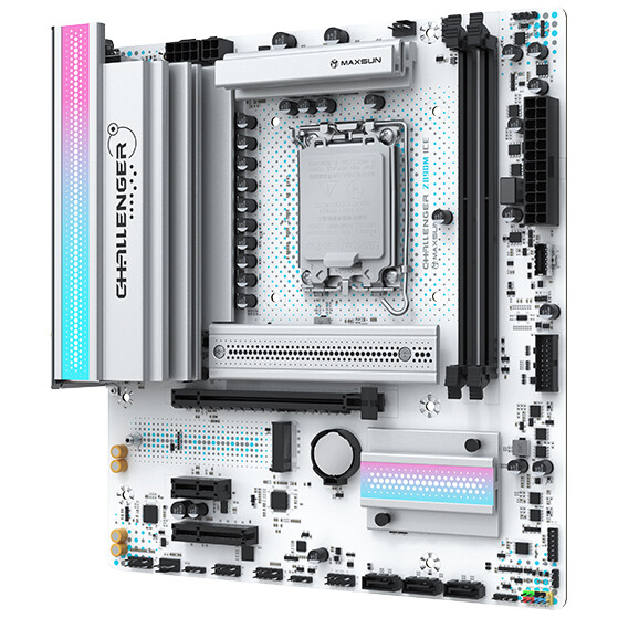 Материнская плата Maxsun Challenger Z890M WIFI ICE - MS-Challenger Z890M WIFI ICE - фото 3