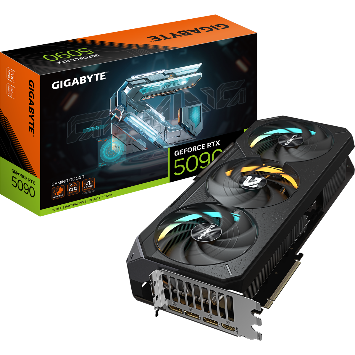 Видеокарта NVIDIA GeForce RTX 5090 Gigabyte GAMING OC 32Gb (GV-N5090GAMING OC-32GD) - фото 10