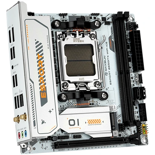 Материнская плата Maxsun eSport B650ITX WIFI ICE - MS-eSport B650ITX WIFI ICE - фото 2