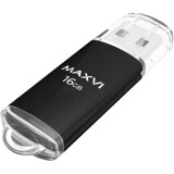USB Flash накопитель 16Gb MAXVI MP Black (FD16GBUSB20C10MP)
