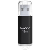 USB Flash накопитель 16Gb MAXVI MP Black (FD16GBUSB20C10MP)
