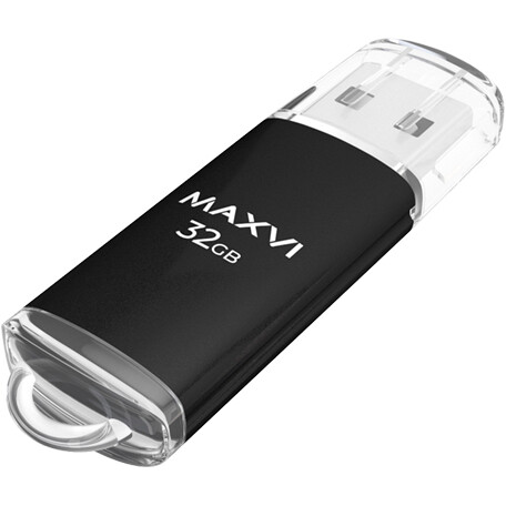 USB Flash накопитель 32Gb MAXVI MP Black - FD32GBUSB20C10MP