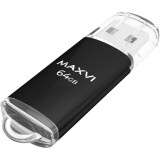 USB Flash накопитель 64Gb MAXVI MP Black (FD64GBUSB20C10MP)