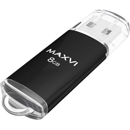 USB Flash накопитель 8Gb MAXVI MP Black - FD8GBUSB20C10MP