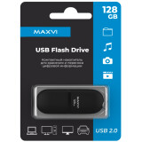 USB Flash накопитель 128Gb MAXVI SF Black (FD128GBUSB20C10SF)