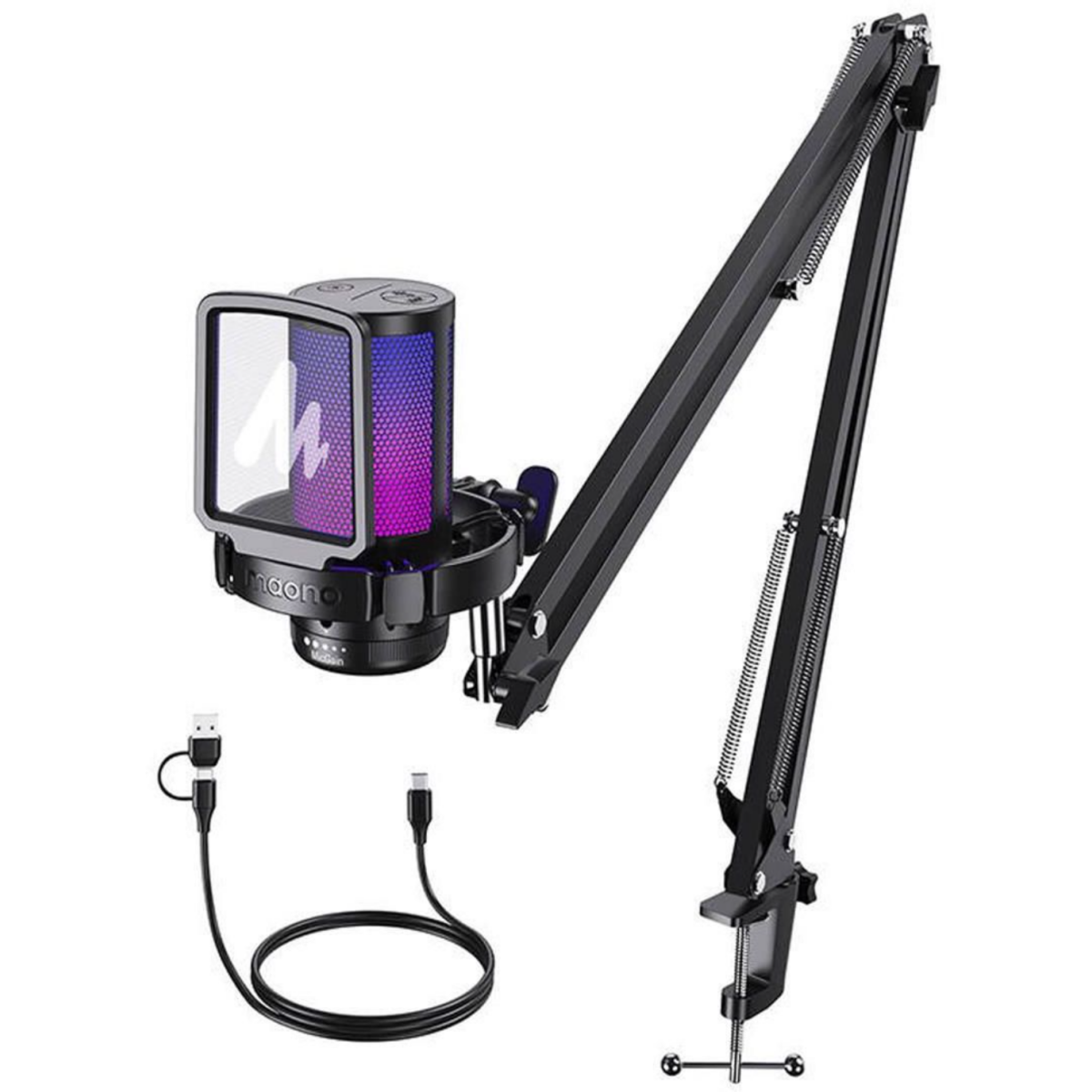 Микрофон MAONO DGM20S GamerWave RGB Black
