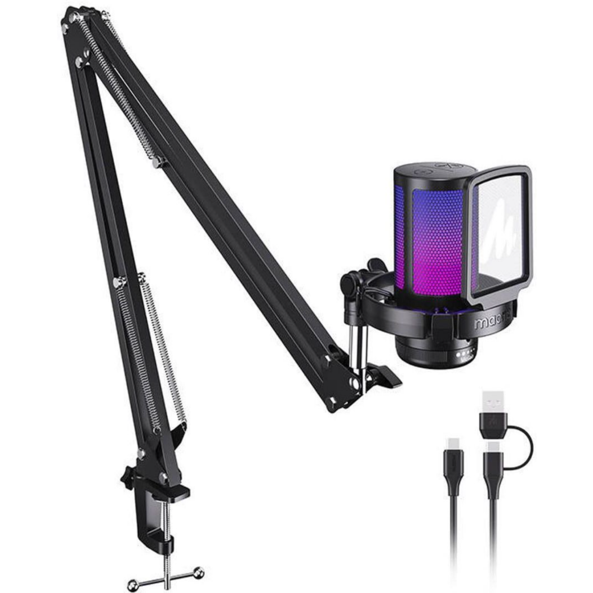 Микрофон MAONO DGM20S GamerWave RGB Black - фото 2