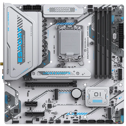 Материнская плата Maxsun eSport Z890M WIFI ICE - MS-eSport Z890M WIFI ICE