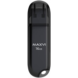 USB Flash накопитель 16Gb MAXVI P1 Black (FD16GBUSB20C10P1)