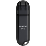 USB Flash накопитель 64Gb MAXVI P1 Black (FD64GBUSB20C10P1)