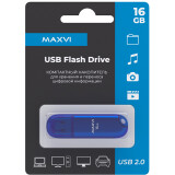 USB Flash накопитель 16Gb MAXVI P1 Blue (FD16GBUSB20C10P1)