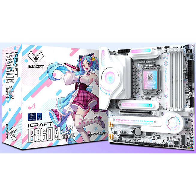 Материнская плата Maxsun iCraft B860M CROSS - MS-iCraft B860M CROSS - фото 7