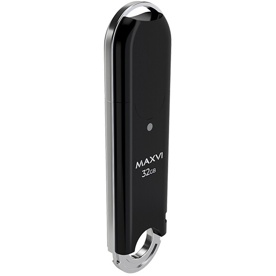 USB Flash накопитель 32Gb MAXVI P2 Black - FD32GBUSB20C10P2 - фото 2