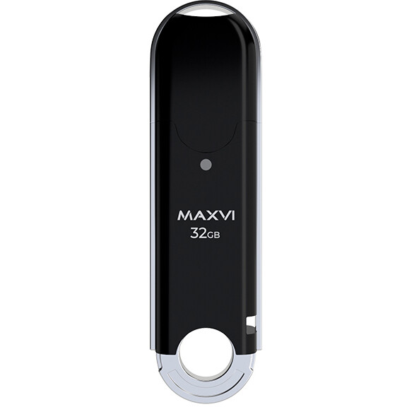 USB Flash накопитель 32Gb MAXVI P2 Black - FD32GBUSB20C10P2 - фото 3