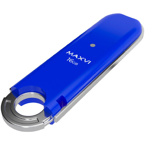 USB Flash накопитель 16Gb MAXVI P2 Blue - FD16GBUSB20C10P2