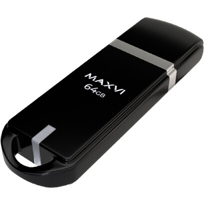 USB Flash накопитель 64Gb MAXVI P3 Black - FD64GBUSB20C10P3