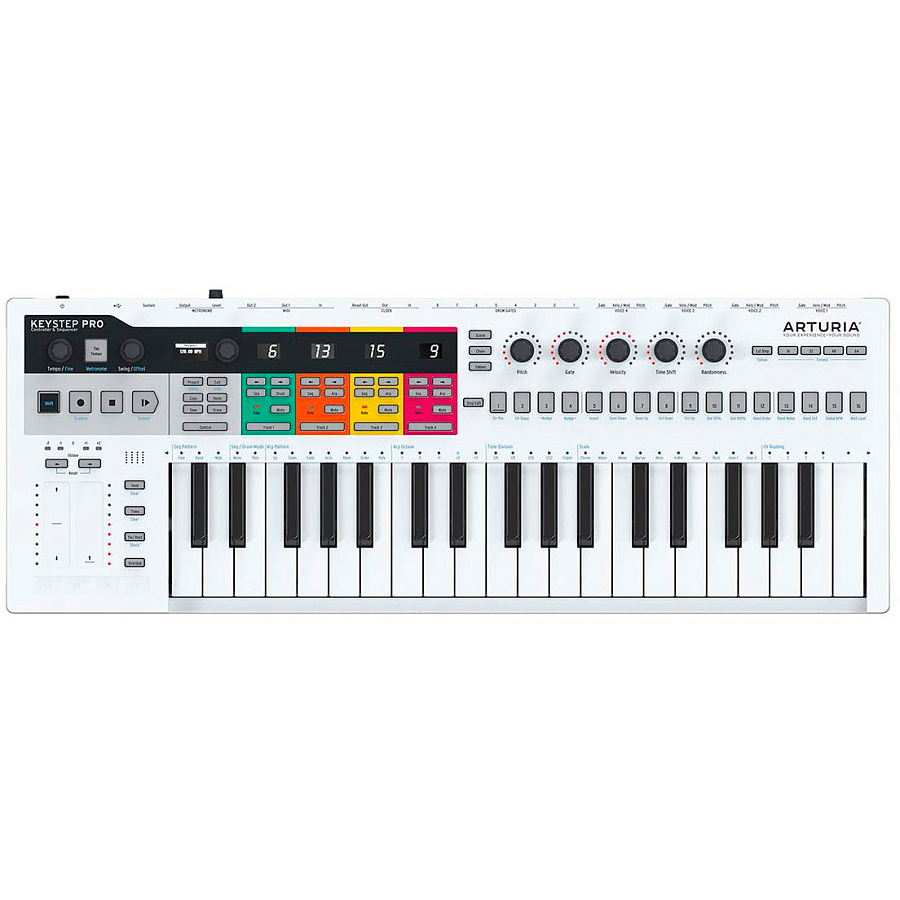 MIDI-клавиатура Arturia KeyStep Pro White - 430211