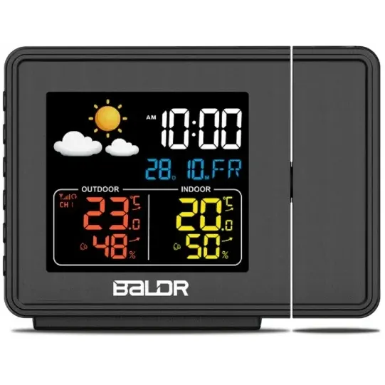 Метеостанция BALDR B0367WST2H2R-V1 Black