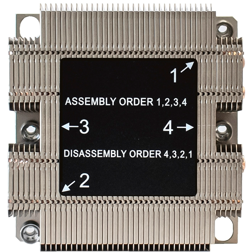 Радиатор для серверного процессора ExeGate ExeGate ESNK-P0068P.2U.3647.Cu + BKT-0126 - EX298972RUS - фото 6