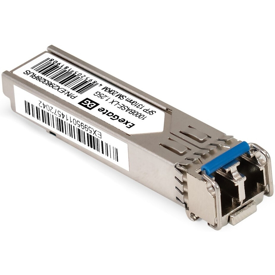 Трансивер ExeGate EXT-1G-SM1310-LC2-20KM - EX298328RUS - фото 2