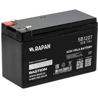 Аккумуляторная батарея Бастион RAPAN SB 1207 - 9163