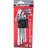 Набор шестигранных ключей Matrix 11233