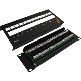 Патч-панель Lanmaster LAN-PPF12U5E/W