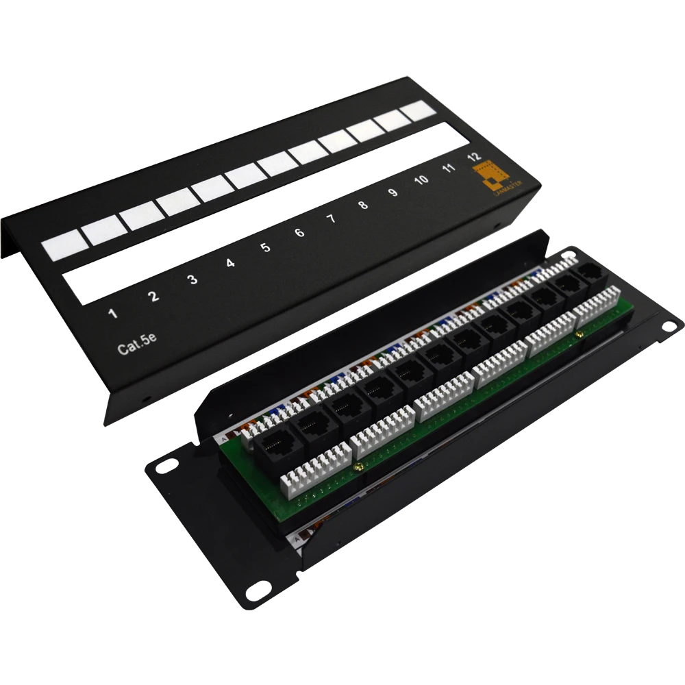 Патч-панель Lanmaster LAN-PPF12U5E/W - фото 2