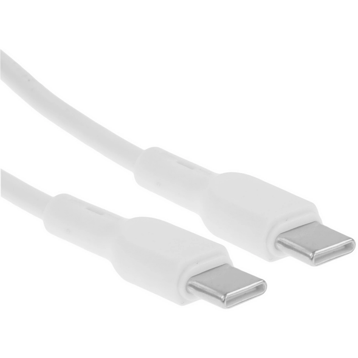 Кабель USB Type-C - USB Type-C, 2м, BoraSCO 52386 White - фото 2