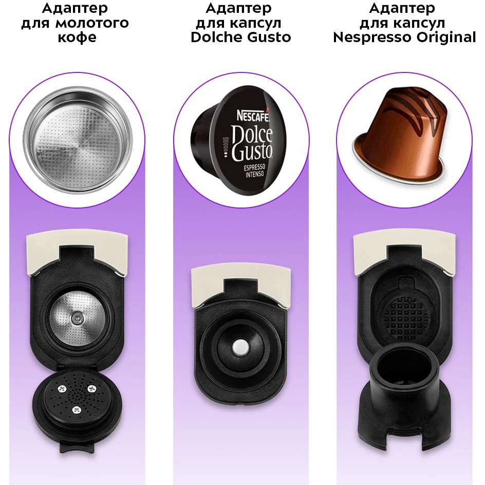 Кофемашина Kitfort КТ-7466 - фото 2