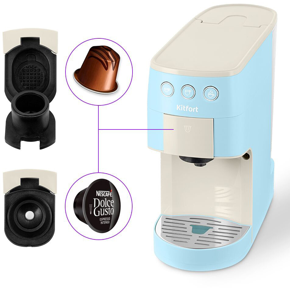 Кофемашина Kitfort КТ-7466 - фото 4